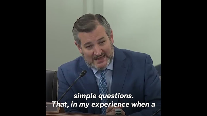Watch Ted Cruz's Showdown With TikTok Exec: 'You Refuse To Answer Very Simple Questions'