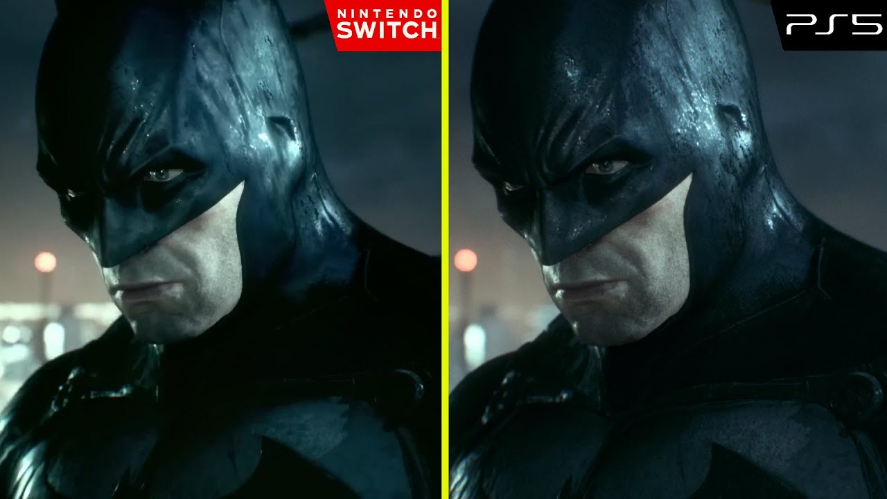 Batman Arkham Knight Nintendo Switch Vs PS4 Early Graphics Comparison 
