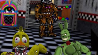 Just a normal Day ||Fnaf Mashup Multiplayer Funny Moments||