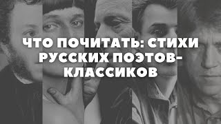 Что почитать│Стихи русских поэтов-классиков