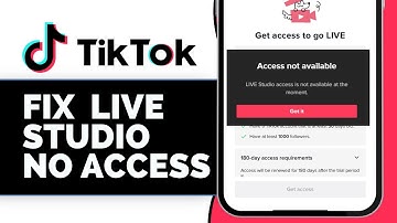 How to Fix TikTok Live Studio No Access (2025)