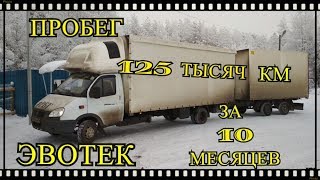 ГАЗЕЛЬ 125 ТЫСЯЧ ПРОБЕГА ЗА 10 МЕСЯЦЕВ. (ЭВОТЕК) РБГ