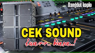 INI BARU CEK SOUND audio joss