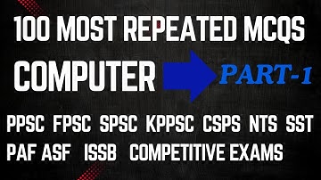 100 Most Repeated Computer Science MCQs (Questions & Answers)