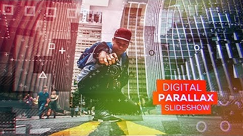 Digital Parallax Slideshow (After Effects template)