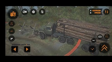 mudrunner || deliver log to lumber mill || Android gameplay walkthrough ( ISLAND MAP COMPLETE )