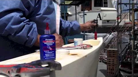 Keel Install on a Jeanneau 41 Deck Salon Sailboat By: Ian Van Tuyl at IVT yachtsales