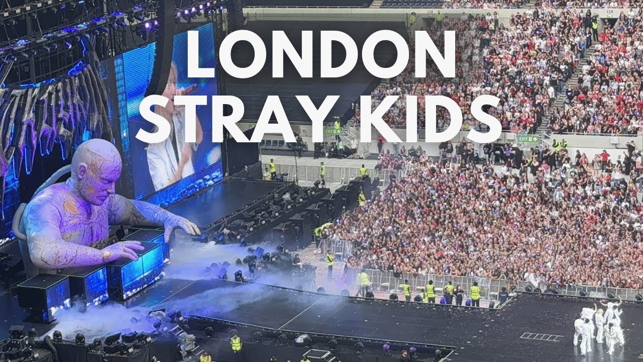 LONDON TOTTENHAM STADIUM EXPERIENCE VLOG | Stray Kids 2025 Live Concert Atmosphere