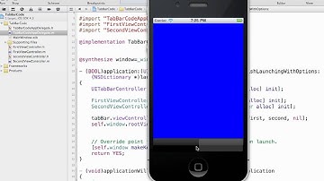 iPhone/iPad Tutorial & Lesson 13: UITabBar Controller