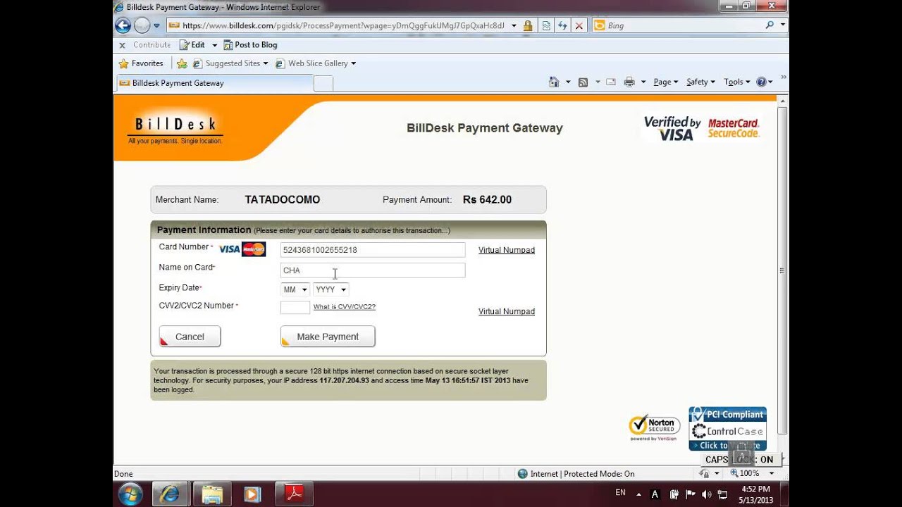 Tata Photon Online Bill Payment Explained In Marathi Youtube