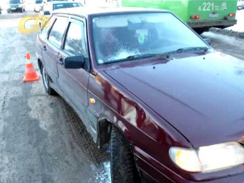 В Железногорске на пешеходном переходе сбили человека