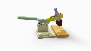 Toggle Clamp Assembly and Working Animation - Full HD