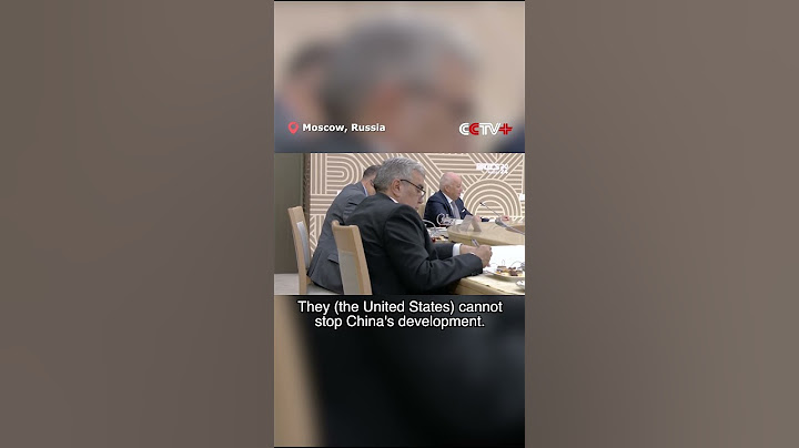 Putin: It's Impossible for US to Stop China's Development