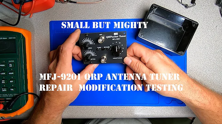 MFJ 9201 QRP antenna tuner 100 watt capable HF Ham radio tuner repair modification and testing
