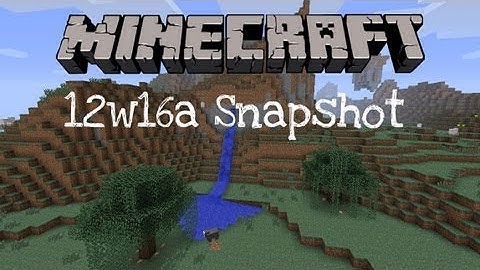 Minecraft 12w16a Snapshot - Bonus Chests and Single Player Commands