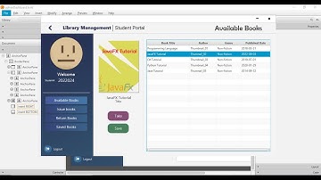 JavaFX Project - Library Management System in Java Netbeans with TUTORIALS