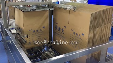 Automatic carton box erector opening machine