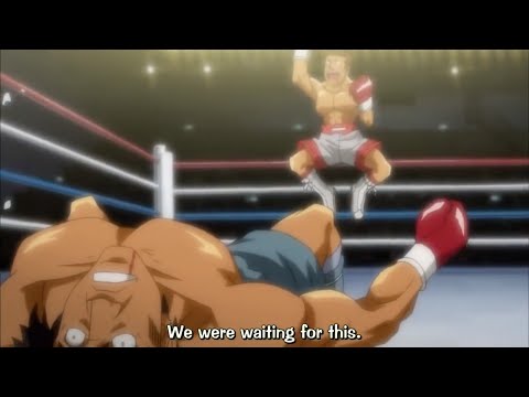 Takamura vs Beach Ghost (Eng Sub) - Hajime no Ippo New Challenger