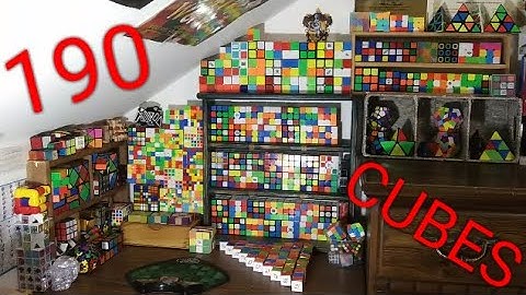 Scrambling My ENTIRE 190 Cube Collection!! [500 Subscribers Special]