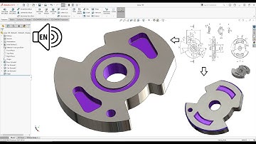 SolidWorks Tutorial 2021! Exercise 120! Fillet command step by step! Learn from Home! :D