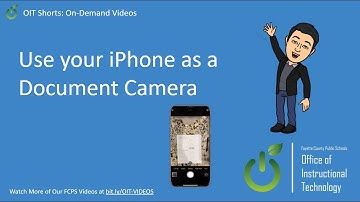 Use your iPhone as a Document Camera