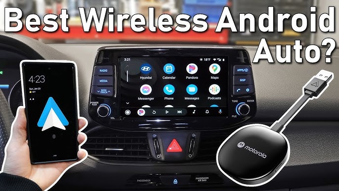How to make any wired Android Auto wireless. - Quick Tutorial - Motorola MA1  - Toyota Corolla 