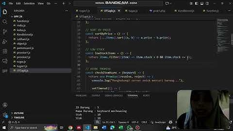 MEMBUAT APLIKASI SEDERHANA (MANAJEMEN PRODUK TOKO ONLINE) MENGGUNAKAN JAVASCRIPT ES6 DI VSCODE