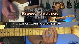 Kenny Loggins - Danger Zone Guitar Lesson (Top Gun)
