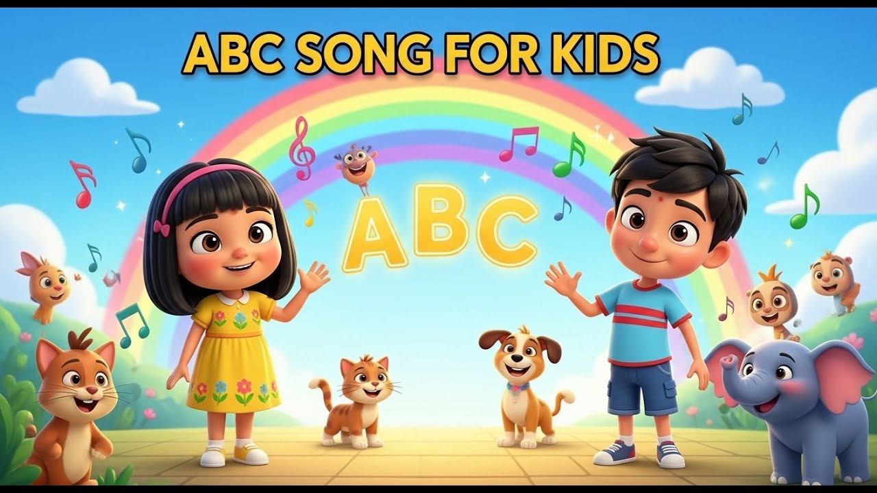ABC Song for Kids | Learn Alphabet A to Z | Fun Nursery Rhyme - YouTube