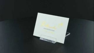 Visitenkarte mit digitaler Heißfolienveredlung screenshot 1