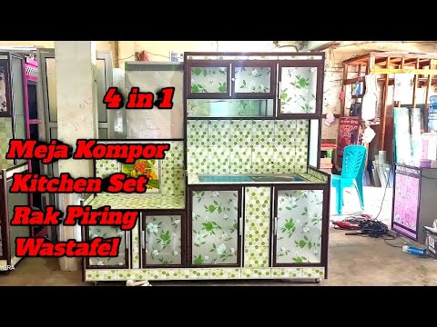 Contoh Wastafel  Meja Kompor  Rak  Piring Kitchen Set Terbaru 