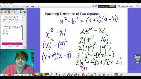 7 - 6 and 7 - 7 Factoring Odd Powers