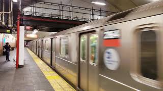 NYC Subway 1 Trains meet @ 181 Street