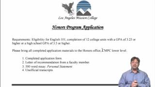 Honors Application Process