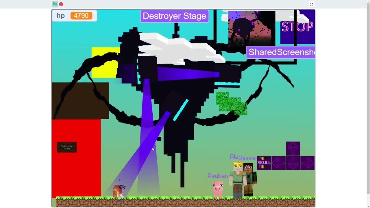 Wither Storm Storymode Minecraft on Scratch 