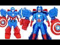 Marvel Avengers Mech Strike Captain America Mech suit appeared! | DuDuPopTOY