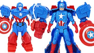 Marvel Avengers Mech Strike Captain America Mech suit appeared! | DuDuPopTOY