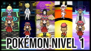 ¿ES POSIBLE VENCER TODOS LOS GIMNASIOS DE KALOS Y LIGA POKÉMON SOLO CON POKÉMON DE NIVEL 1? Completo