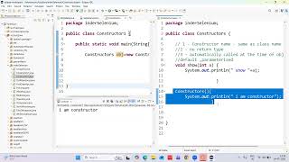 Constructors in Java | Default Constructor | Parameterized Constructor | Constructor Overloading