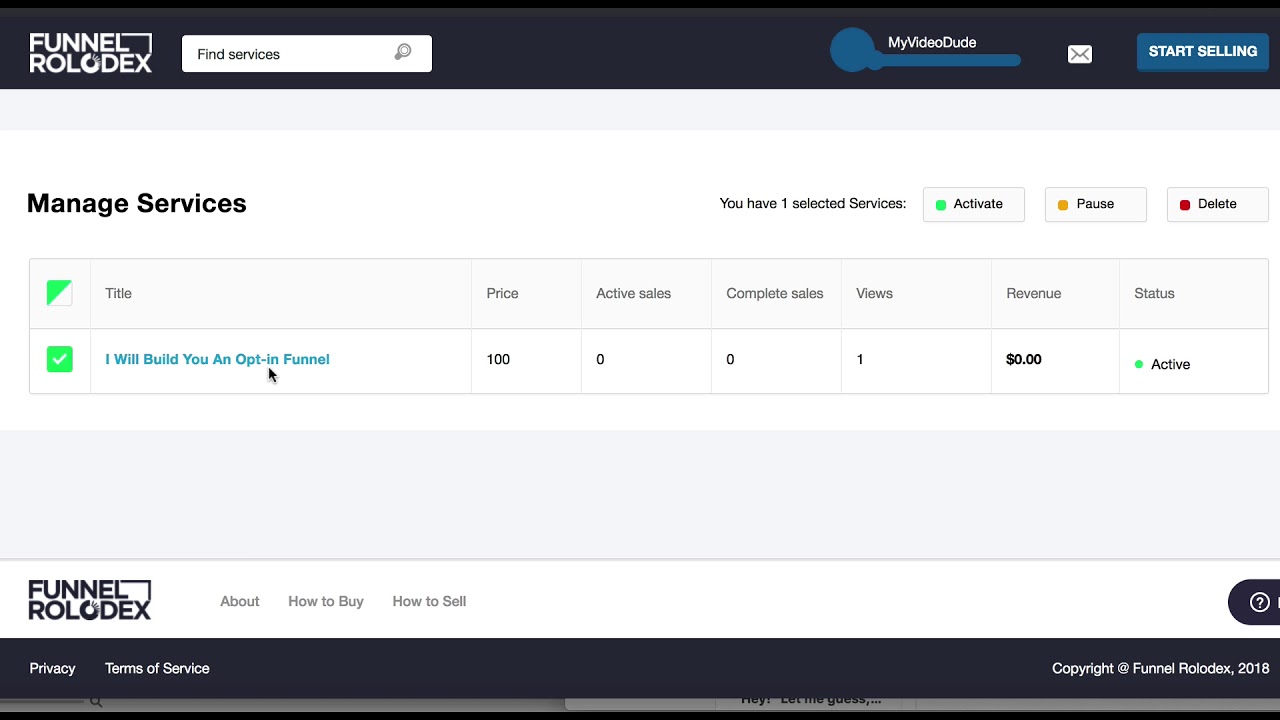 Funnel Rolodex How Long Does It Take To Approve A Service? YouTube