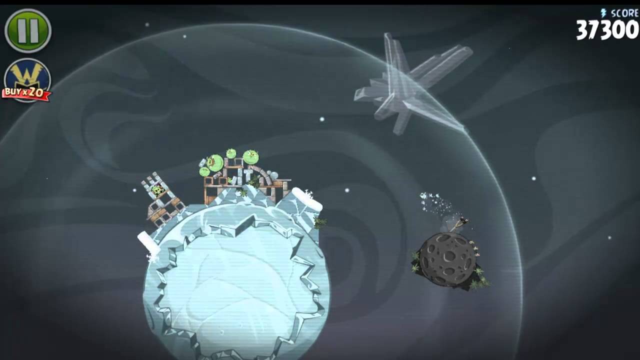 Angry Birds Space HD Cold Cuts All Mirror levels