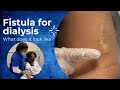 What does a fistula for dialysis look like cht certification review 2022