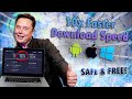 Make your download speed 10x faster 780 mbps  free download manager  100 working