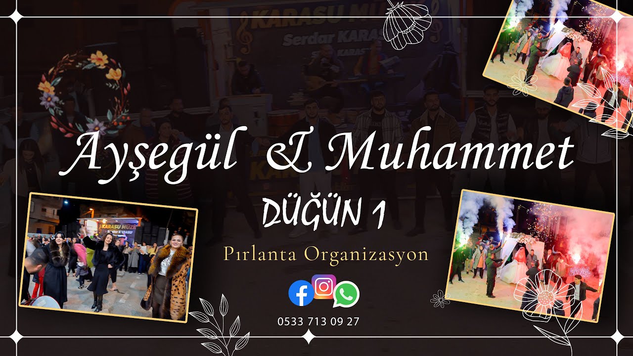 Ayşegül ile Muhammed Düğün 1 @serdarkaras