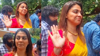 Actress Anusree At Director Vishnu Mohan Marriage | Meppadiyan Director Wedding Video | Anusree New