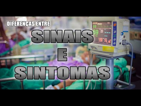 SINAIS E SINTOMAS: DIFERENÇAS