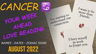 Cancer ♋️ WOW! You Gave This Person A Wake-Up Call 🚨 August 2022 Cancer Love Tarot Reading