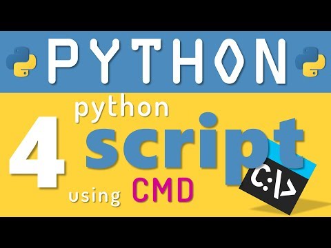 Python tutorial 4: How to Run Python Script using Command prompt by Manish Sharma