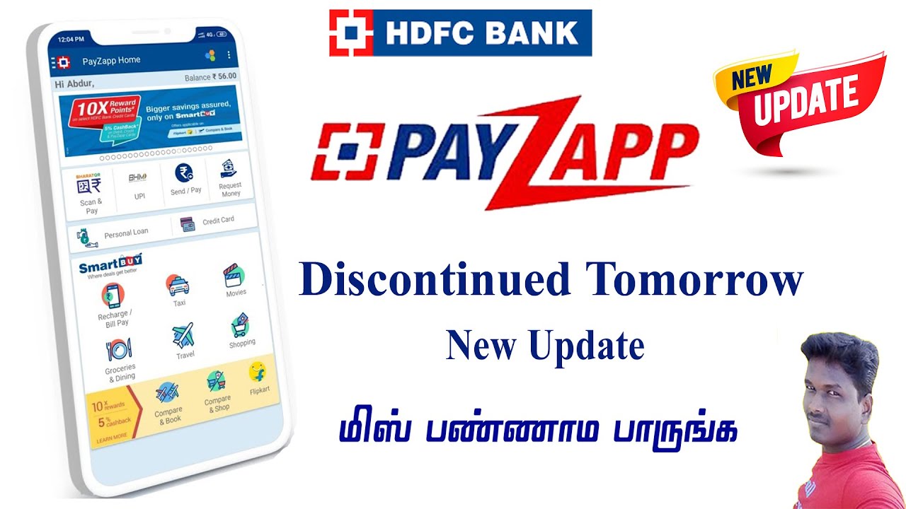 HDFC Bank Payzapp Application New Update full details in Tamil @Tech and Technics