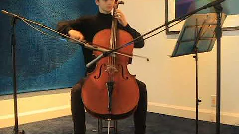 Gigue from Bach Suite III, BWV 1009